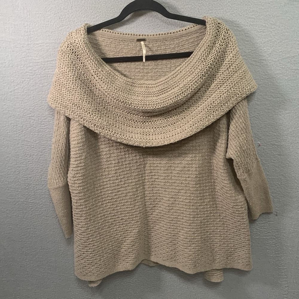 Free People‎ Pullover Sweater Off the Shoulder Size Small
